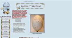Desktop Screenshot of carvedeggshells.com